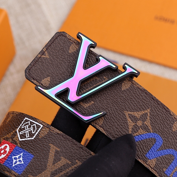 激安ルイヴィトンベルト素材ディテール